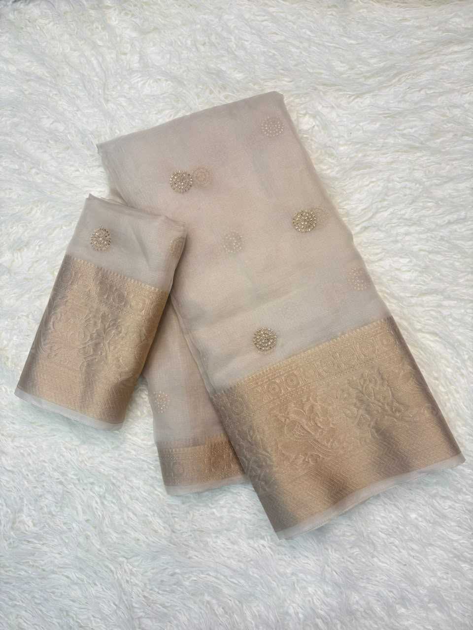 YNF Wholesale Organza Designer Sarees  | Surat Manufacturer