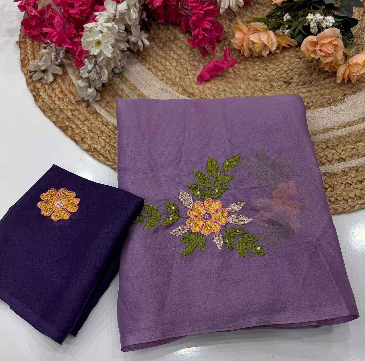 YNF Wholesale Georgette Designer Sarees  | Surat Manufacturer