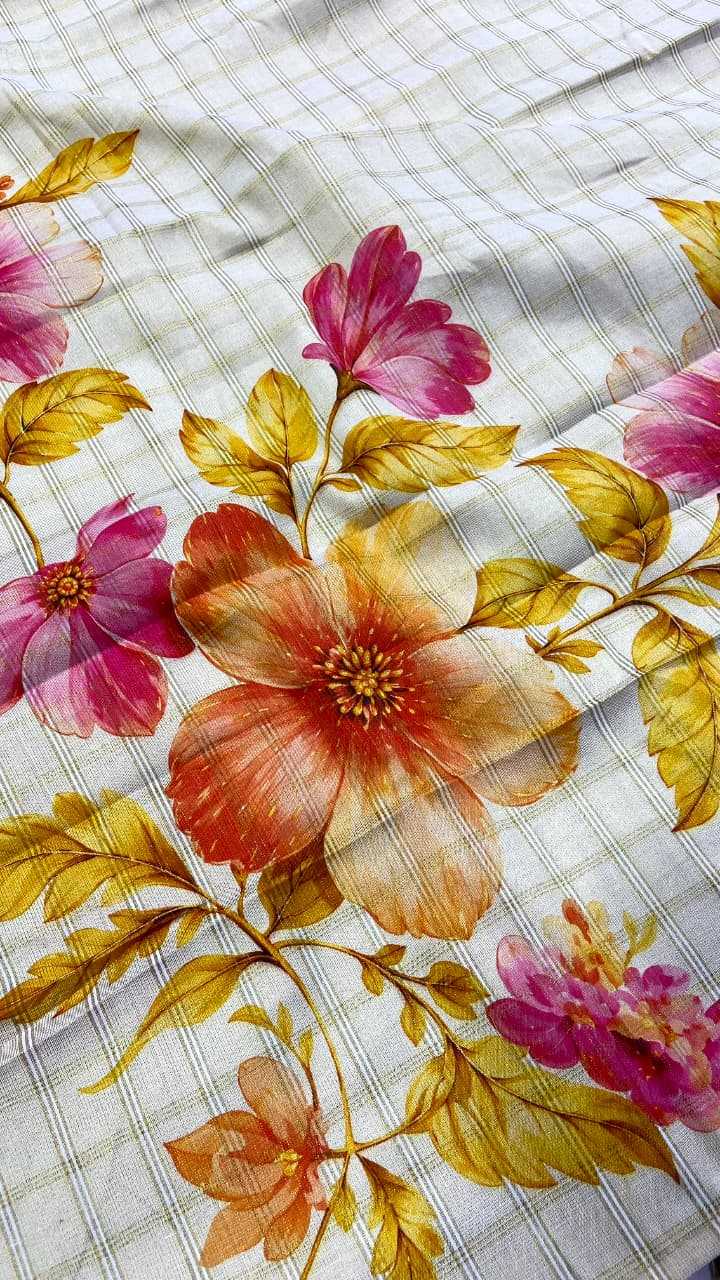 YNF Wholesale Cotton Designer Sarees  | Surat Manufacturer