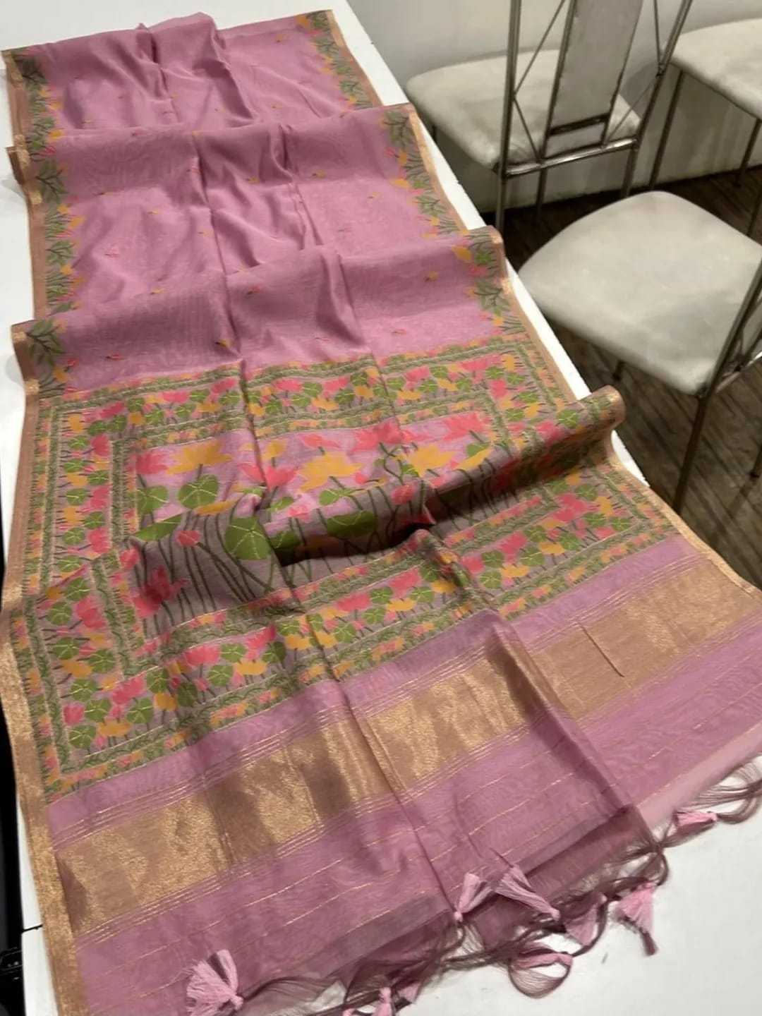 YNF Wholesale Cotton Designer Sarees  | Surat Manufacturer