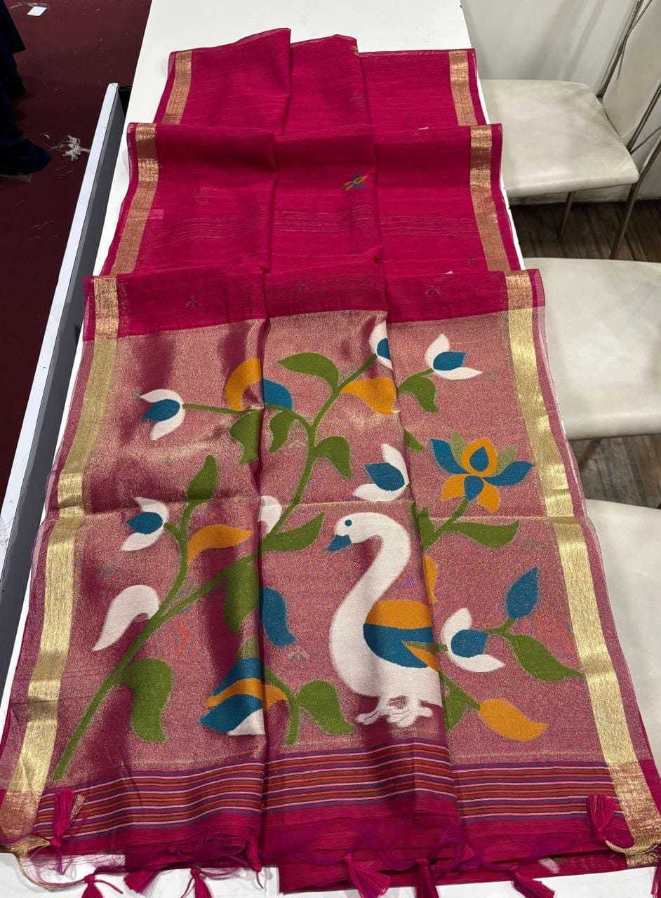 YNF Wholesale Zari Silk Butta Sarees  | Surat Manufacturer