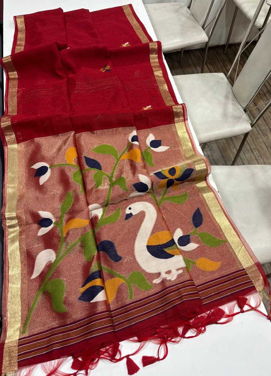 YNF Wholesale Zari Silk Butta Sarees  | Surat Manufacturer