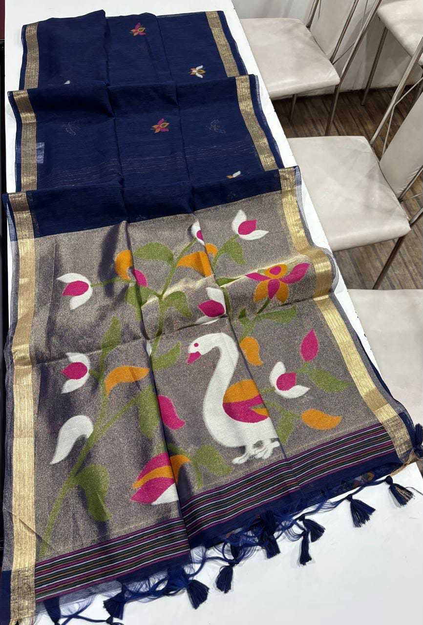 YNF Wholesale Zari Silk Butta Sarees  | Surat Manufacturer