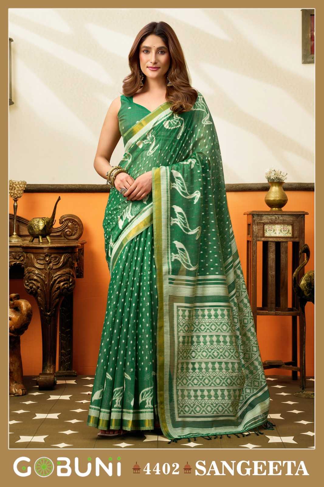YNF Wholesale Cotton Traditional Sarees KESH722 Gobuni Sangeeta | Surat Manufacturer