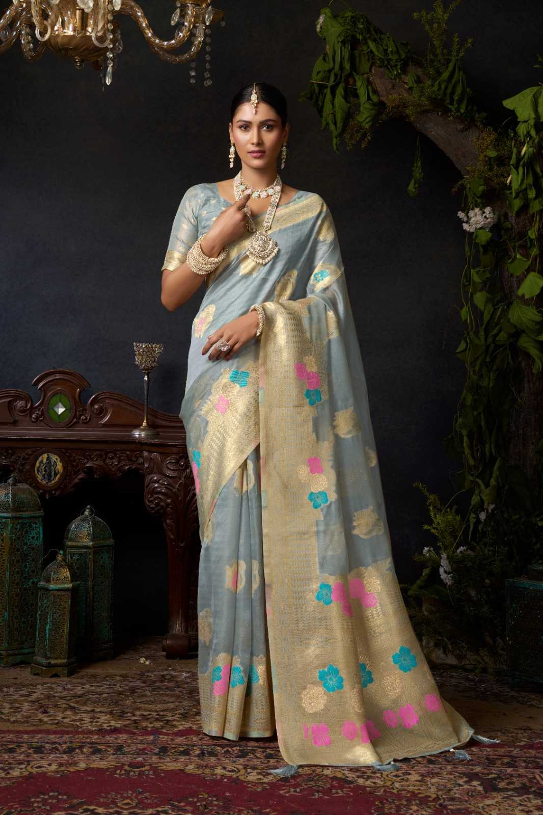 YNF Wholesale Organza Designer Sarees KESH722 Gobuni Sundari Vol 2 | Surat Manufacturer