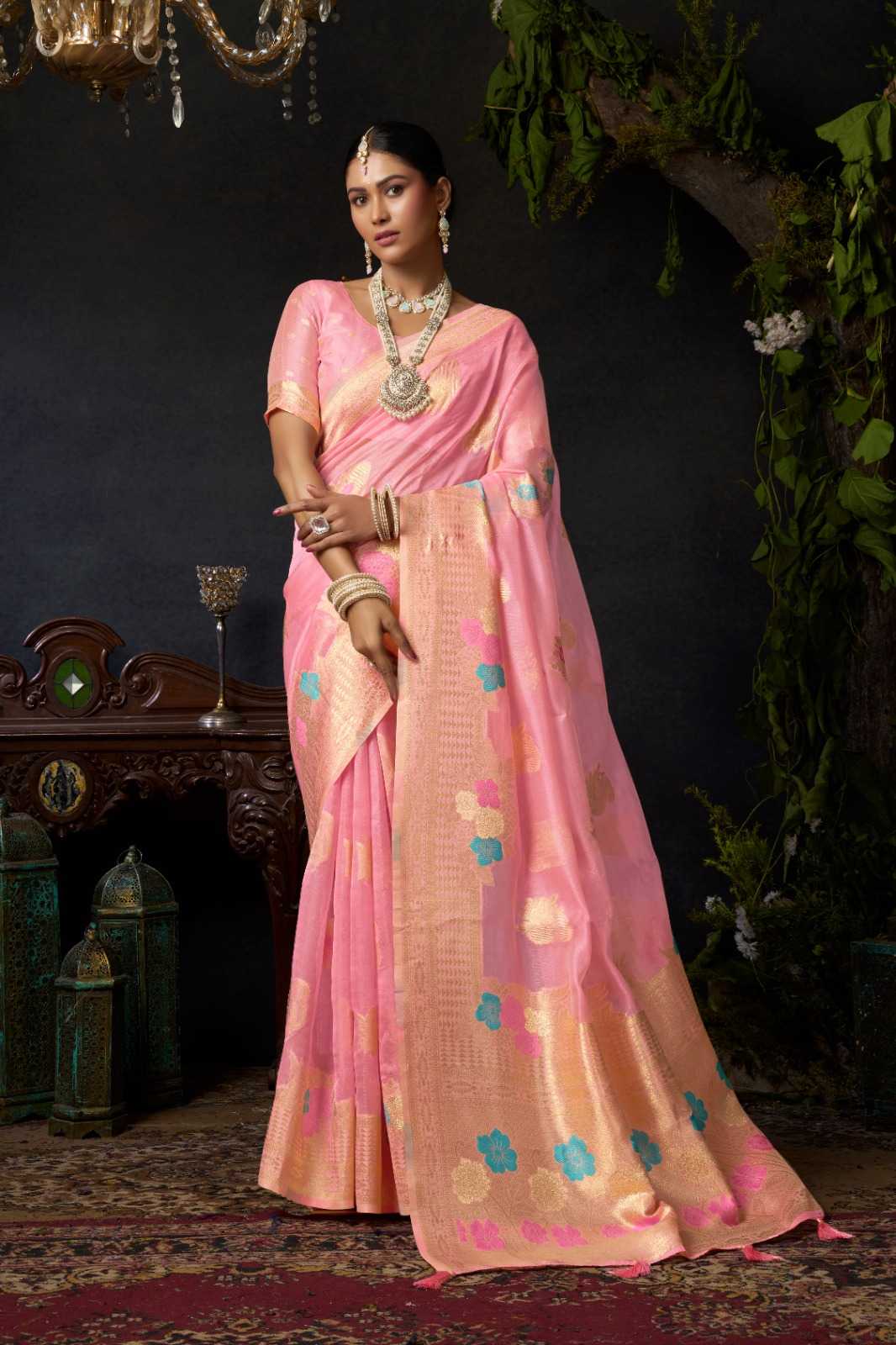 YNF Wholesale Organza Designer Sarees KESH722 Gobuni Sundari Vol 2 | Surat Manufacturer