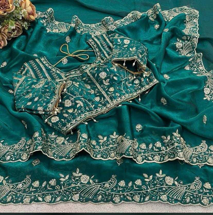 YNF Wholesale Satin Sequence Sarees  | Surat Manufacturer