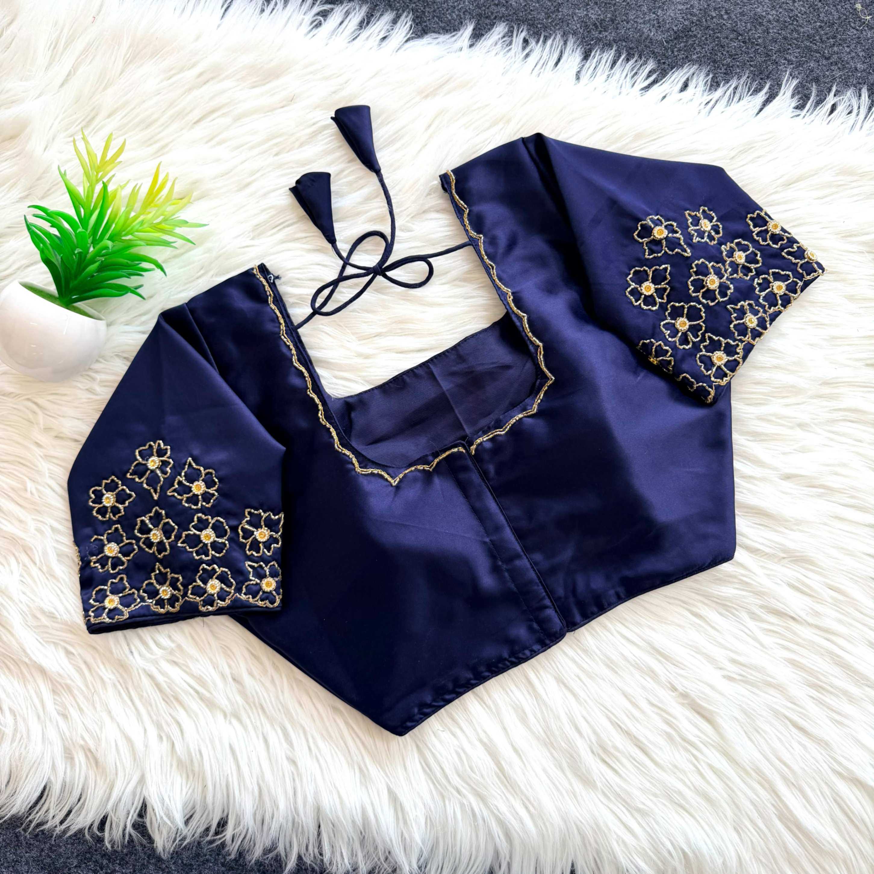 YNF Wholesale Pure Silk Designer Blouse  | Surat Manufacturer