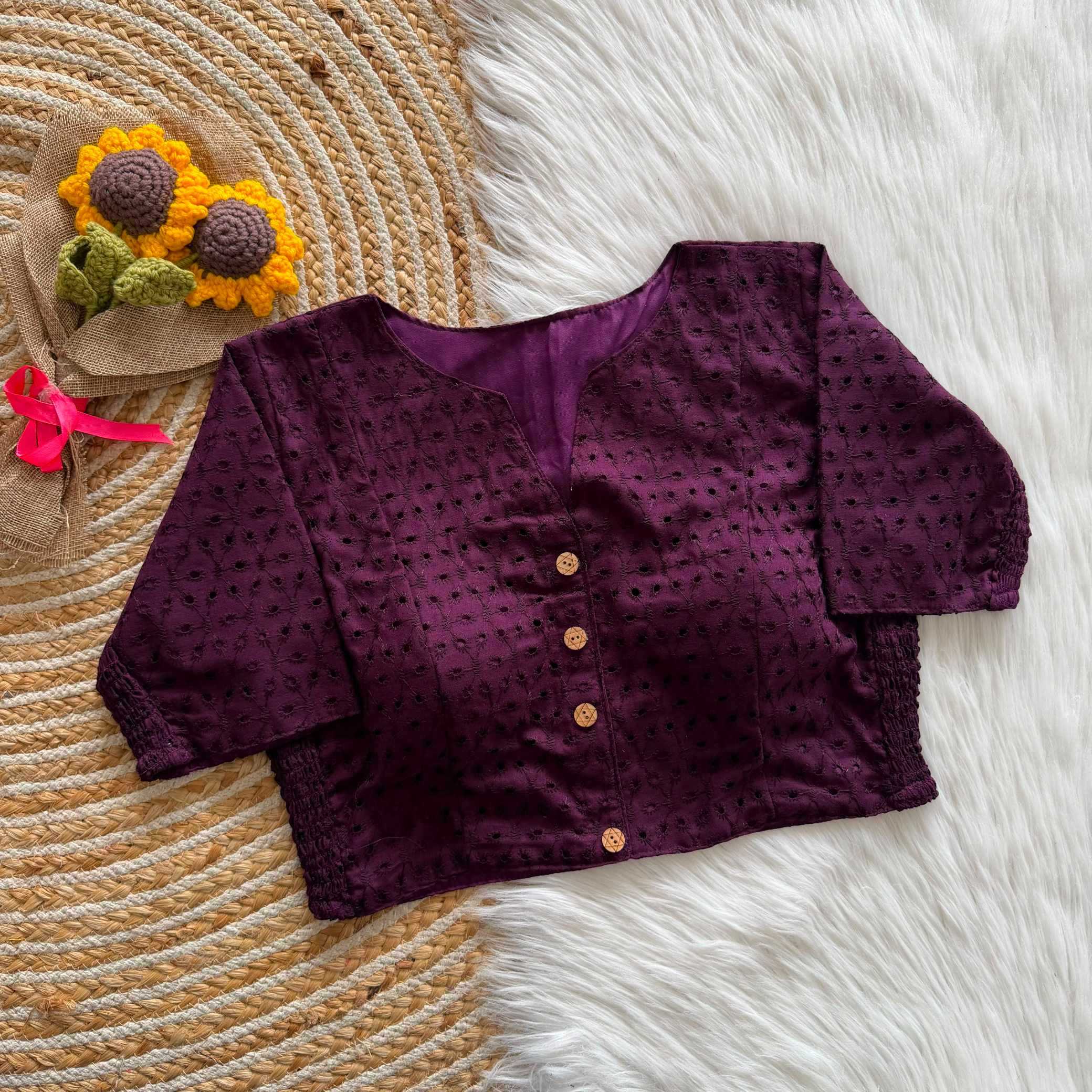 YNF Wholesale Hakoba Embroidered Blouses KESH732 Brinda | Surat Manufacturer