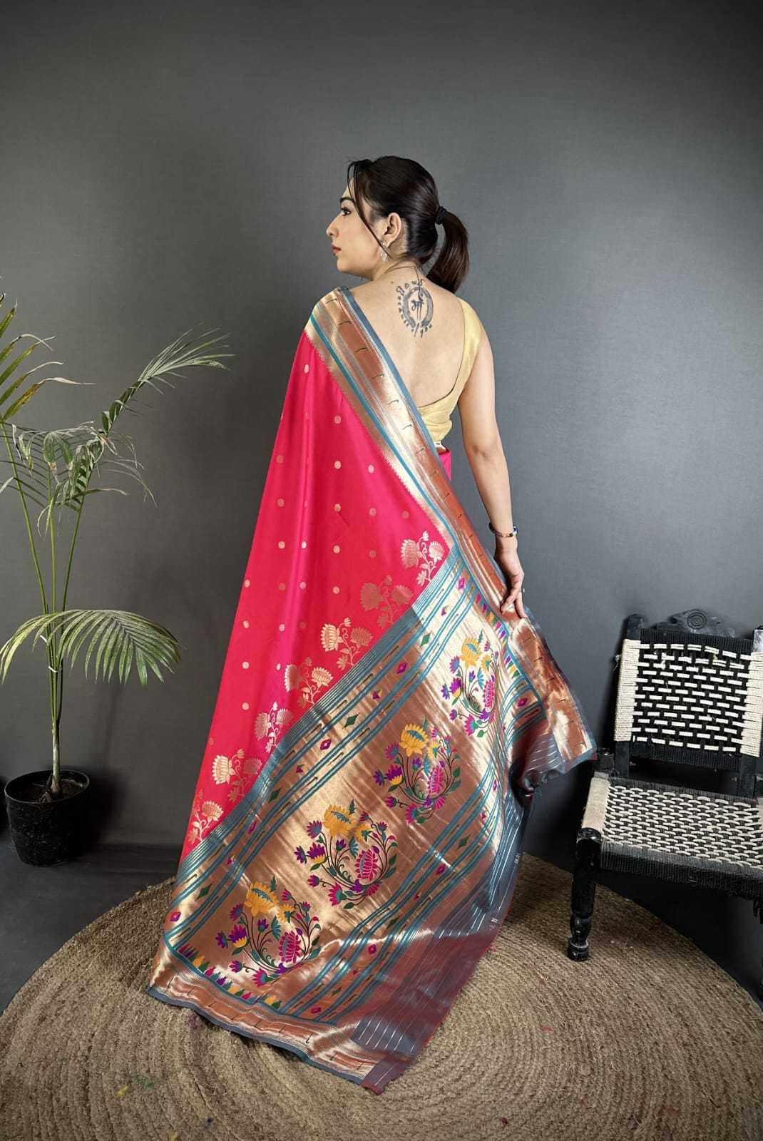 YNF Wholesale Lichi Silk Paithani Sarees  | Surat Manufacturer