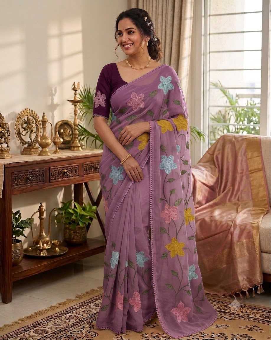 YNF Wholesale Georgette Designer Sarees  | Surat Manufacturer