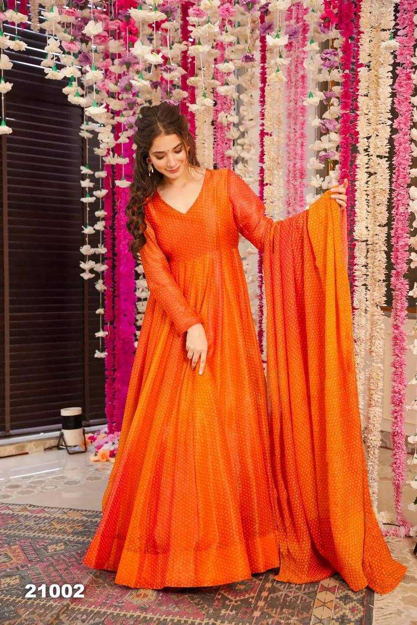 YNF Wholesale Heavy Rayon Printed Gowns KESH744 21 | Surat Manufacturer