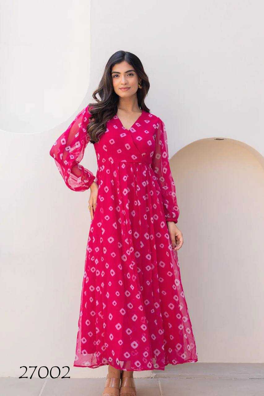 YNF Wholesale Faux Georgette Embroidery Gowns KESH744 27 | Surat Manufacturer