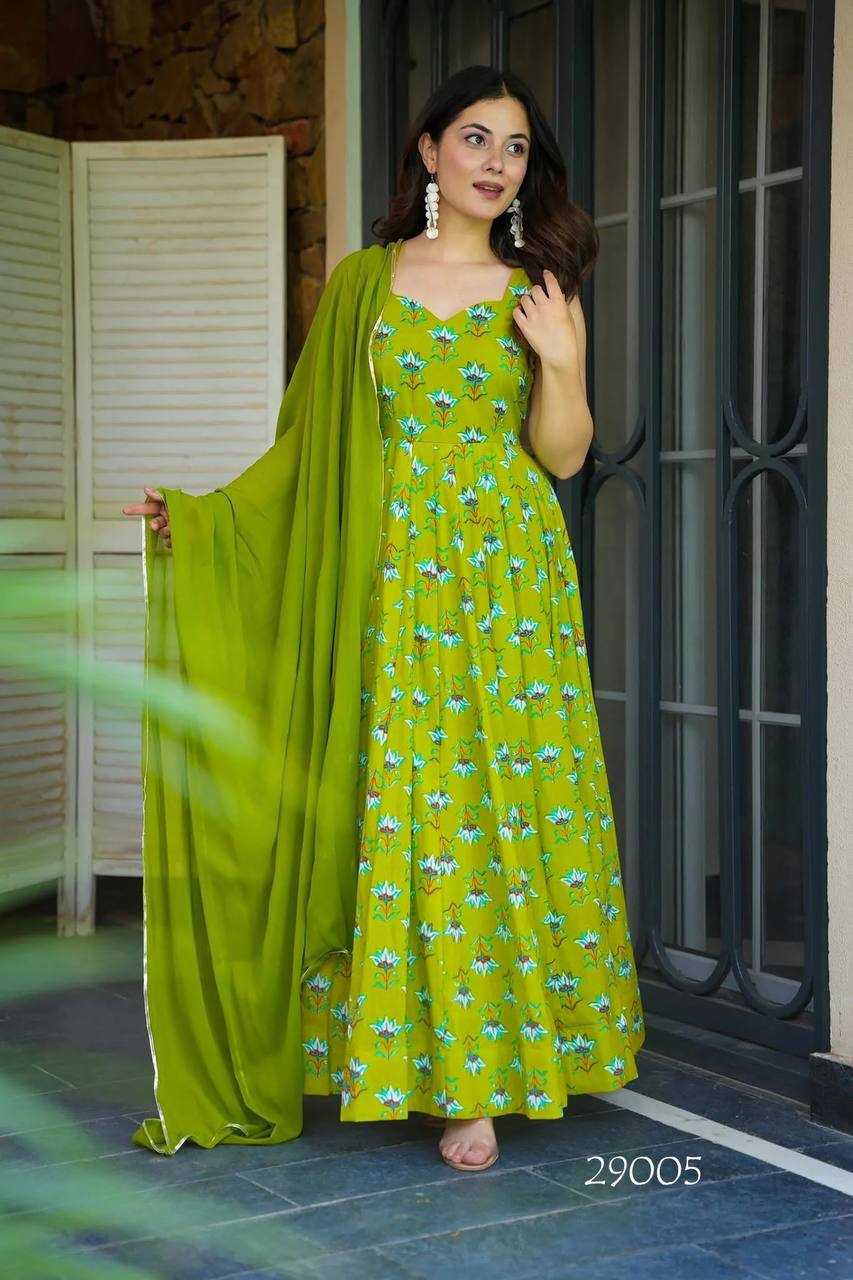 YNF Wholesale Georgette Printed Gowns KESH744 29 | Surat Manufacturer