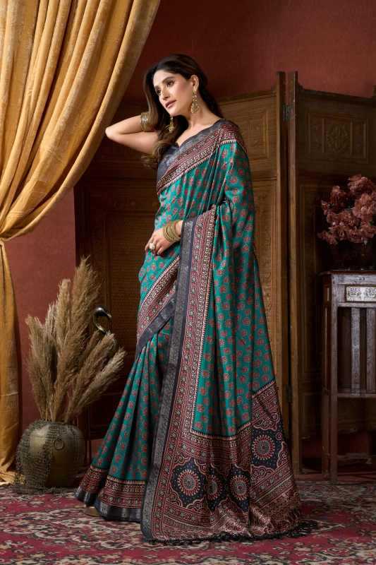 YNF Wholesale Heavy Silk Printed Sarees KESH744 SAAMAIRA | Surat Manufacturer