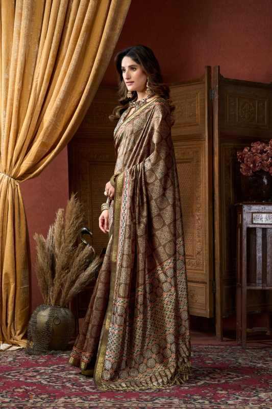 YNF Wholesale Heavy Silk Printed Sarees KESH744 SAAMAIRA | Surat Manufacturer