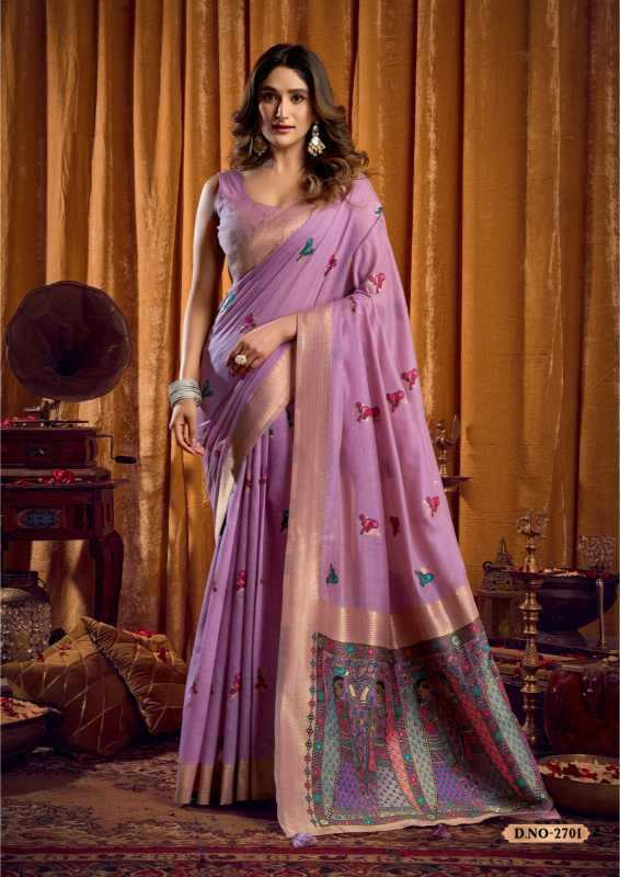 YNF Wholesale Khadi Cotton Jacquard Saree KESH744 SHRUTI | Surat Manufacturer