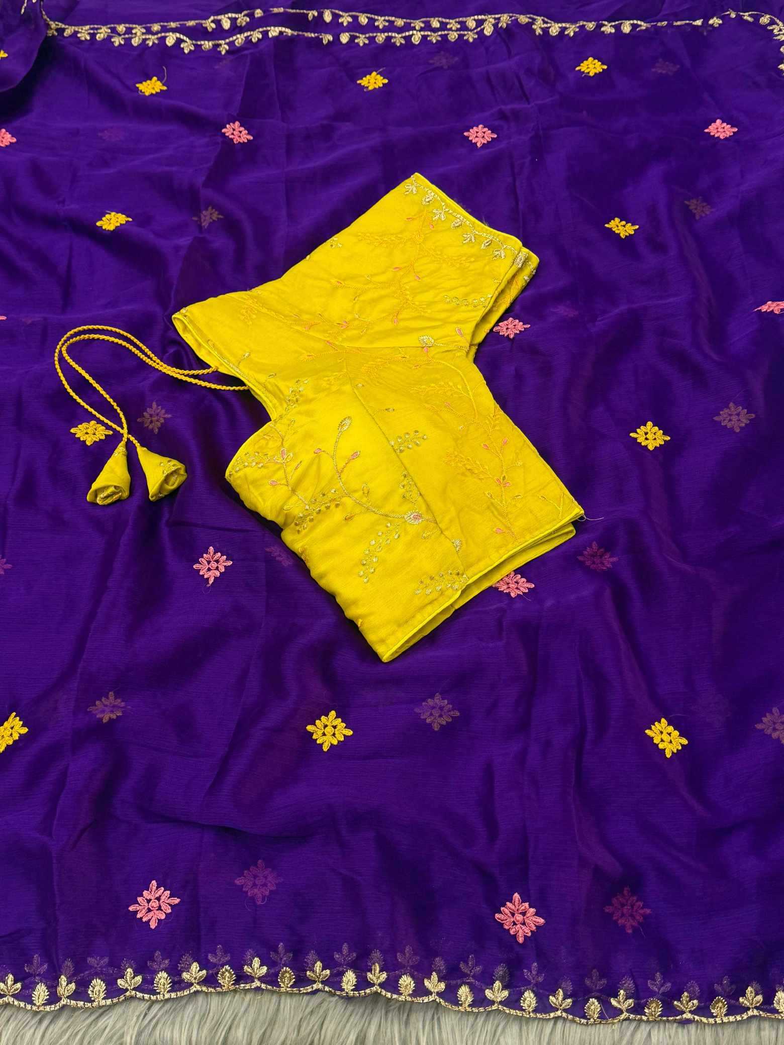 YNF Wholesale Chiffon Designer Sarees  | Surat Manufacturer