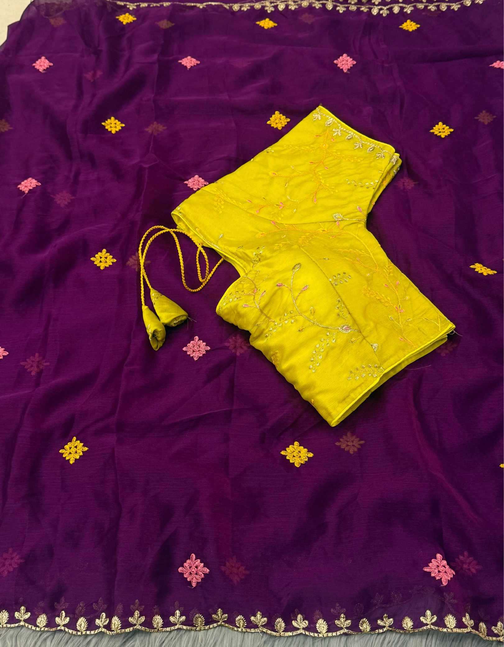 YNF Wholesale Chiffon Designer Sarees  | Surat Manufacturer