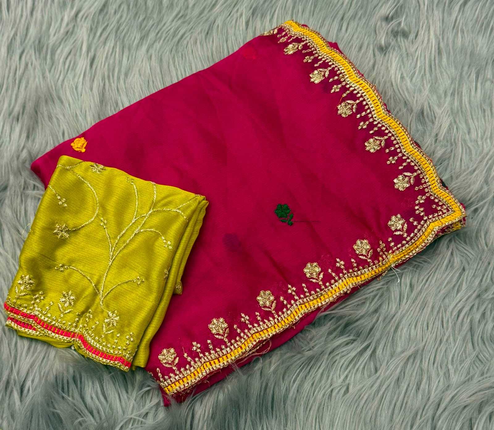 YNF Wholesale Chiffon Designer Sarees  | Surat Manufacturer