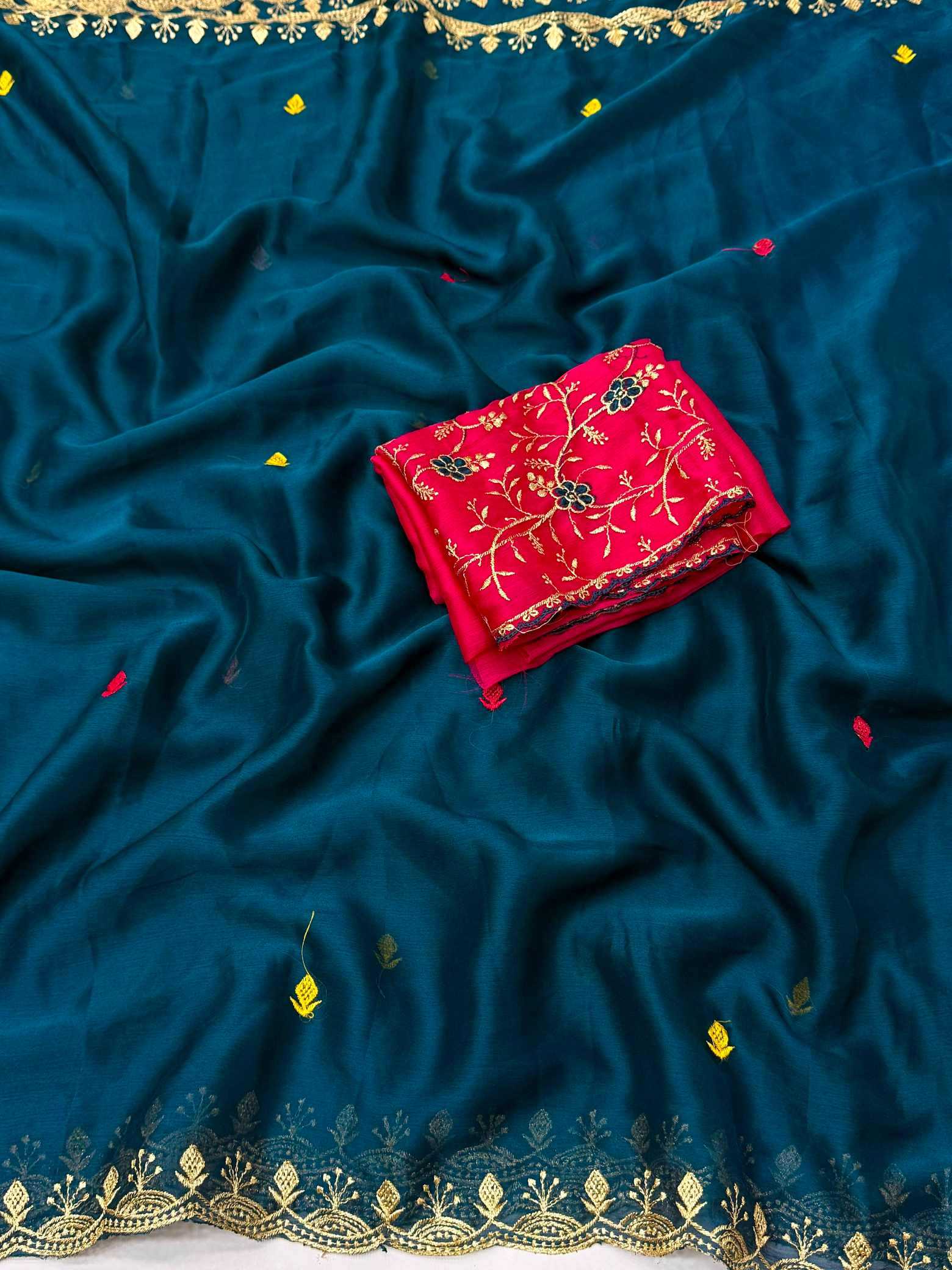 YNF Wholesale Georgette Party Wear Sarees  | Surat Manufacturer