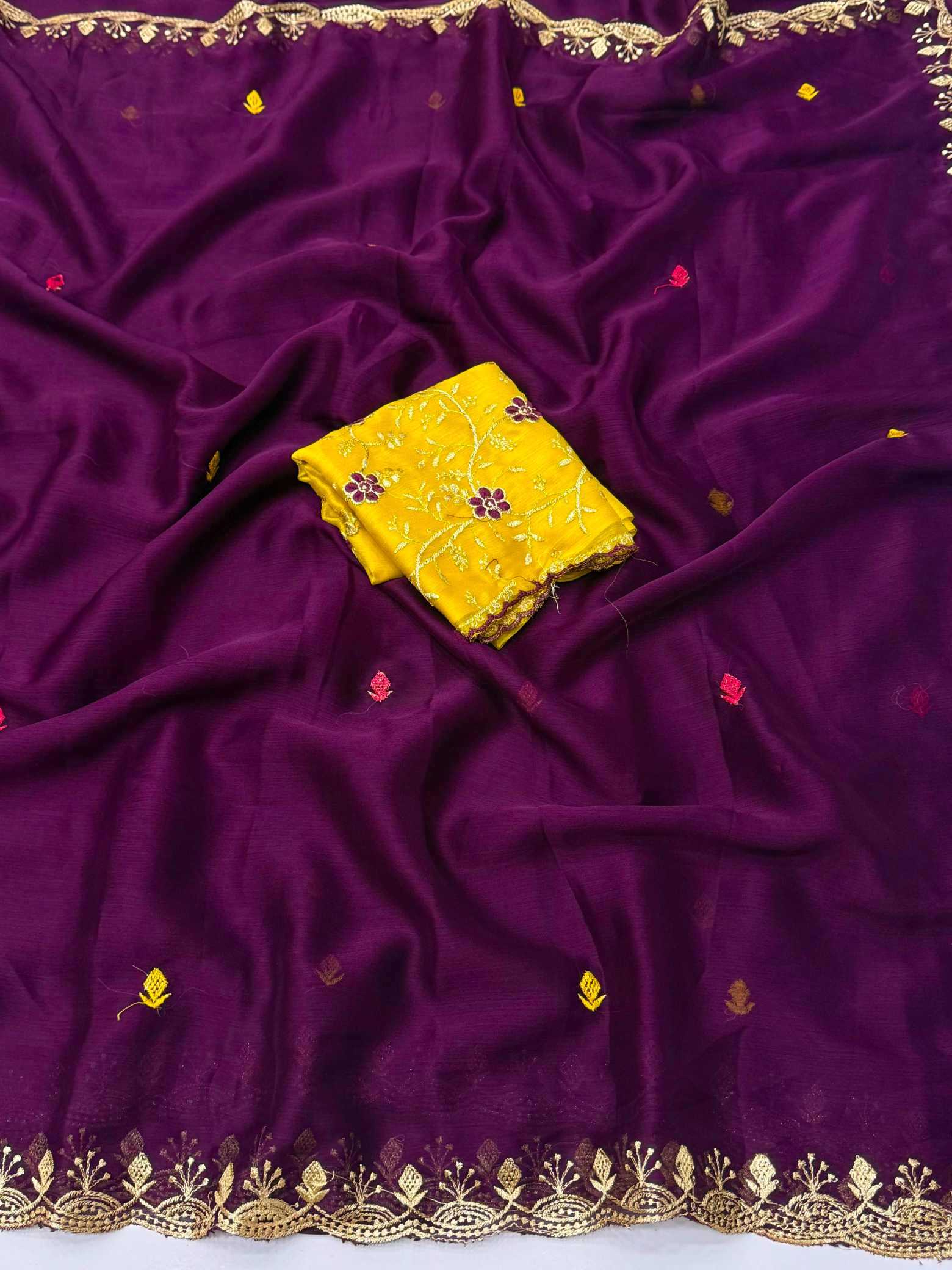 YNF Wholesale Georgette Party Wear Sarees  | Surat Manufacturer