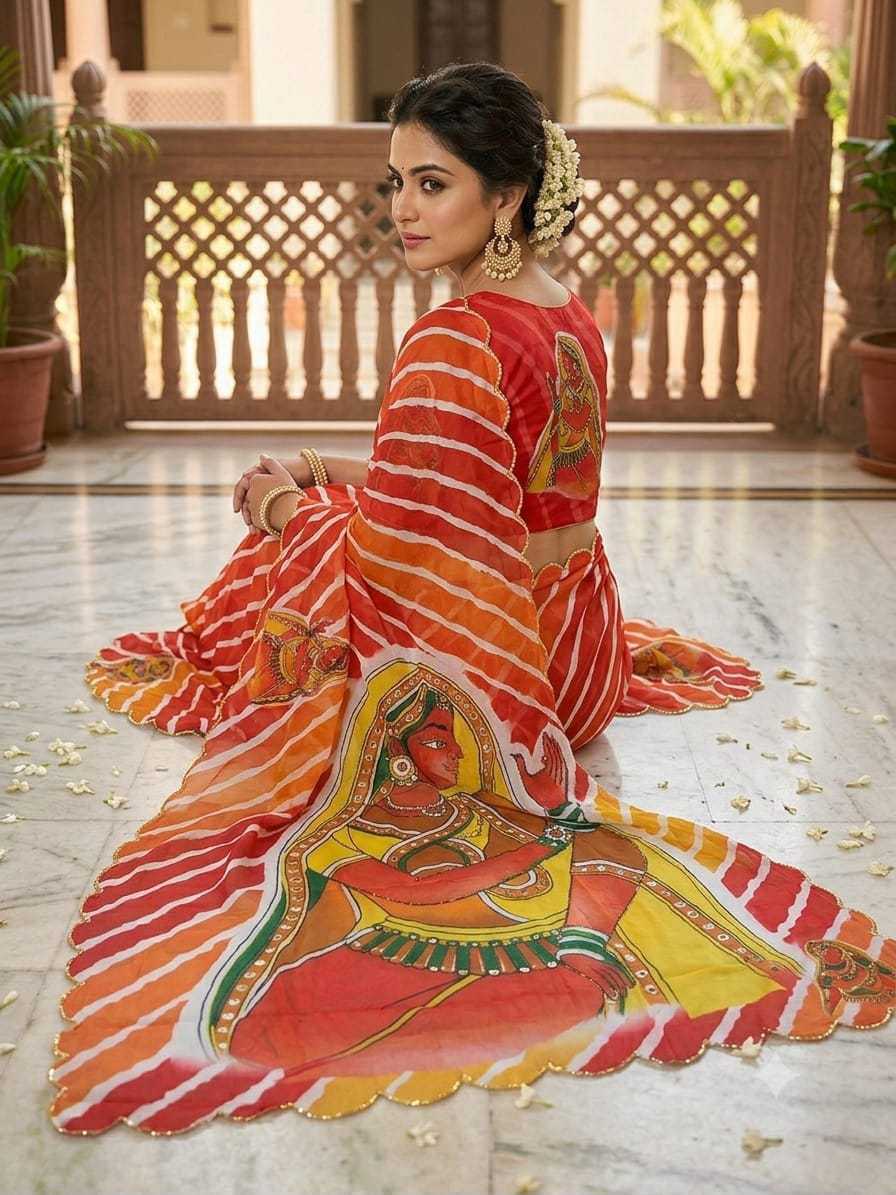 YNF Wholesale Satin Silk Handloom Sarees  | Surat Manufacturer
