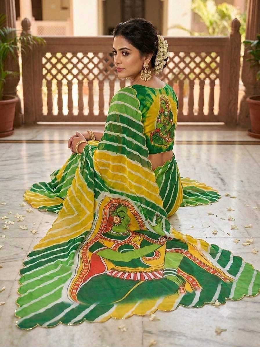 YNF Wholesale Satin Silk Handloom Sarees  | Surat Manufacturer