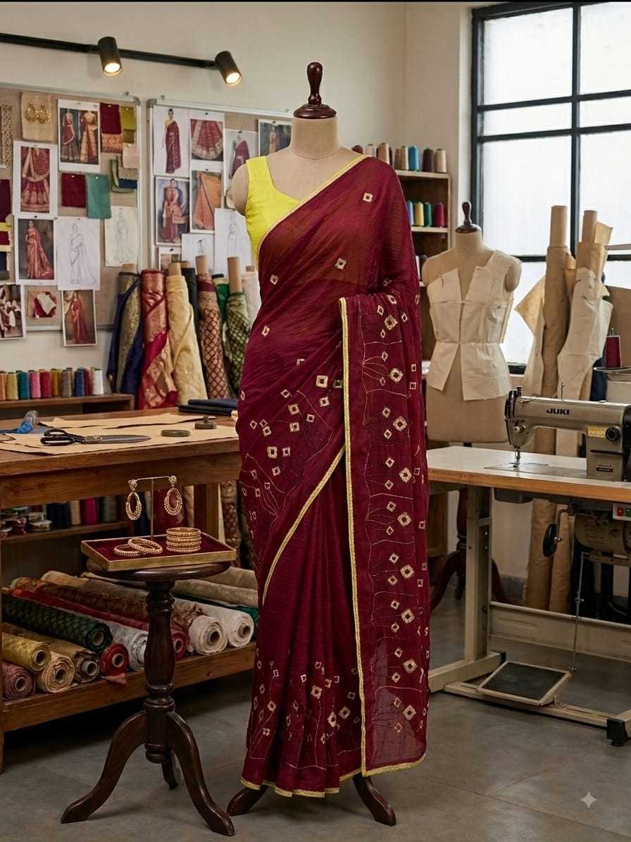 YNF Wholesale Chiffon Designer Sarees  | Surat Manufacturer