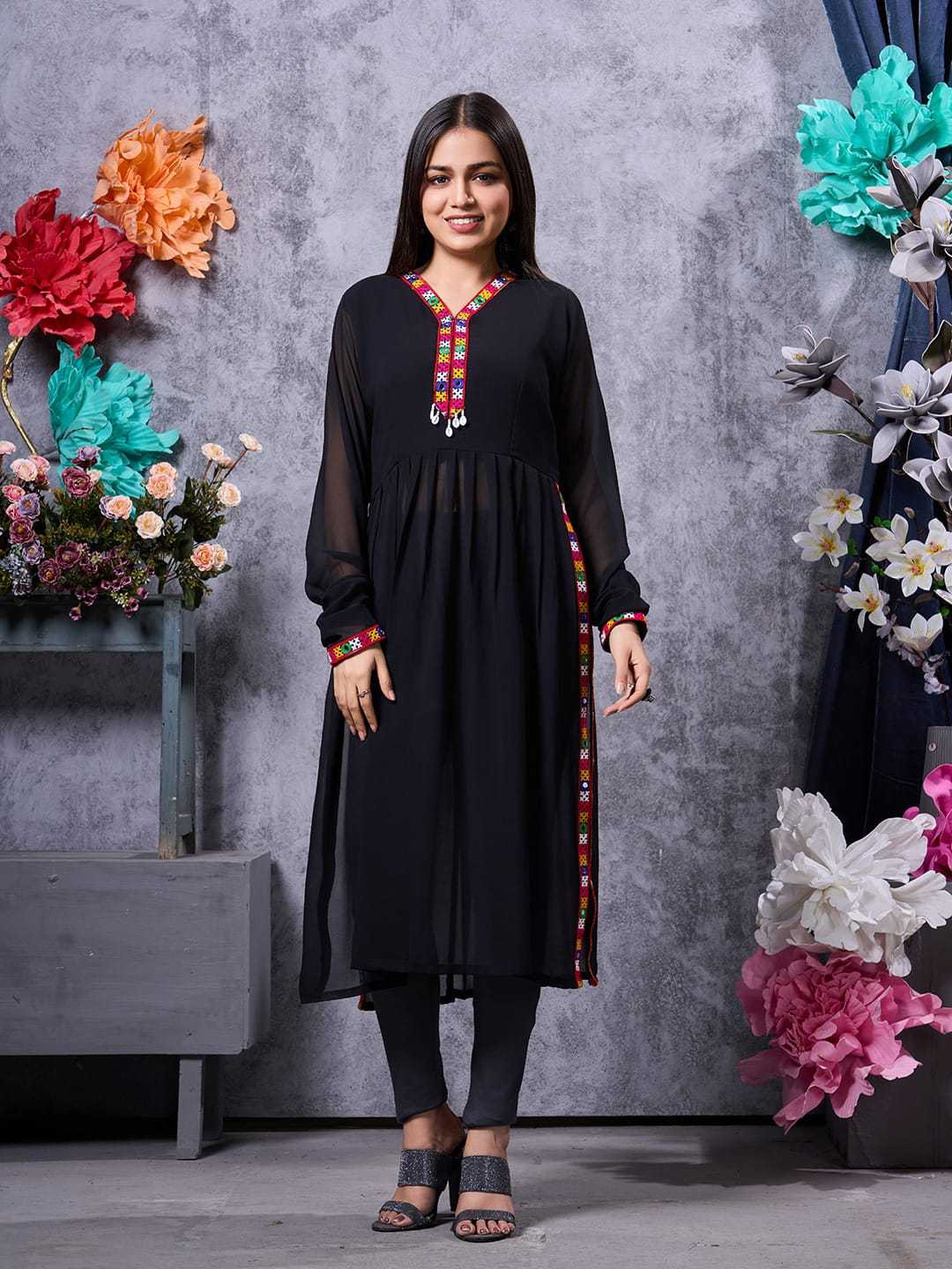 YNF Wholesale Faux Georgette Designer Kurtis KESH751 1026 | Surat Manufacturer