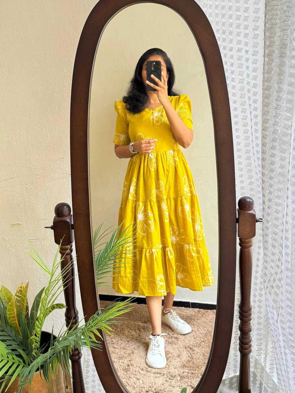 YNF Wholesale Cotton Party Gowns  | Surat Manufacturer