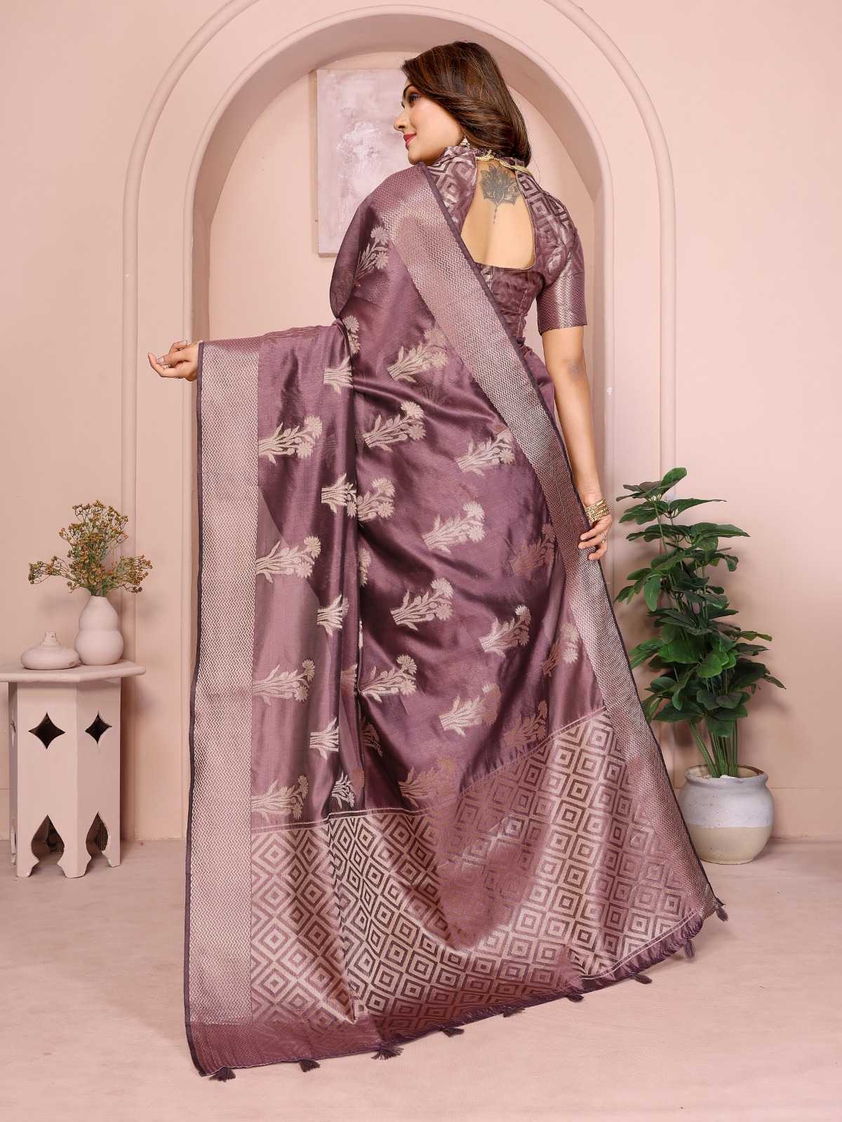 YNF Wholesale Organza Silk Organza Sarees  | Surat Manufacturer