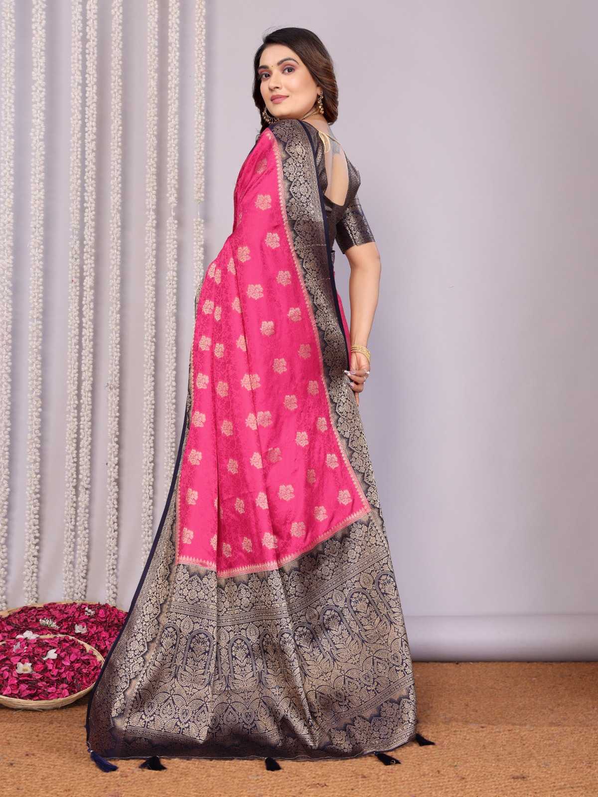 YNF Wholesale Satin Butta Sarees  | Surat Manufacturer