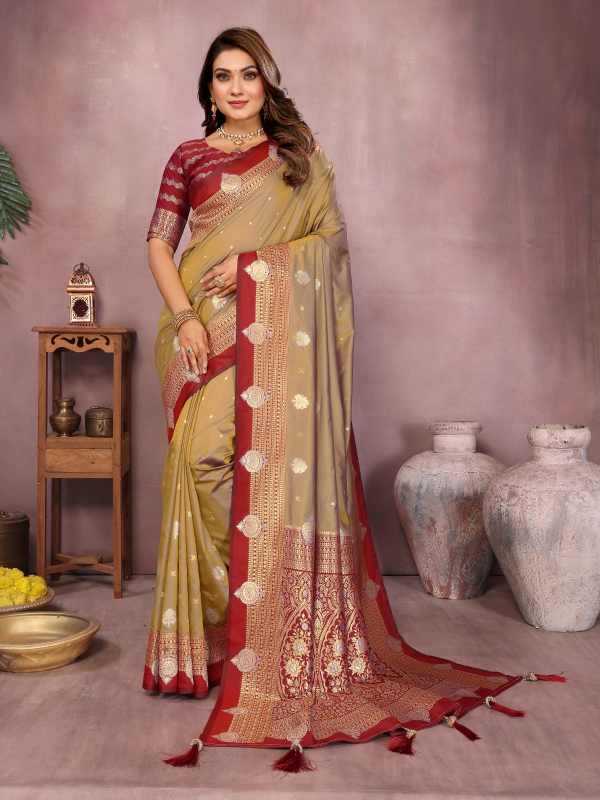 YNF Wholesale Handloom Silk Designer Sarees  | Surat Manufacturer
