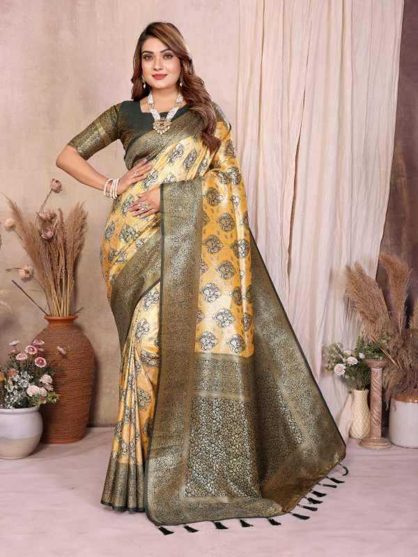 YNF Wholesale Paithani Silk Tissue Silk Saree  | Surat Manufacturer