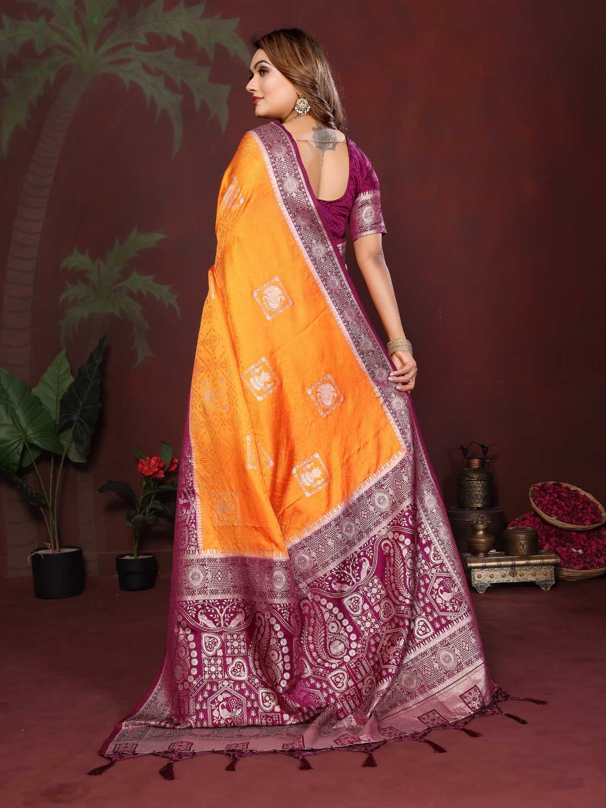 YNF Wholesale Satin Silk Butta Sarees  | Surat Manufacturer