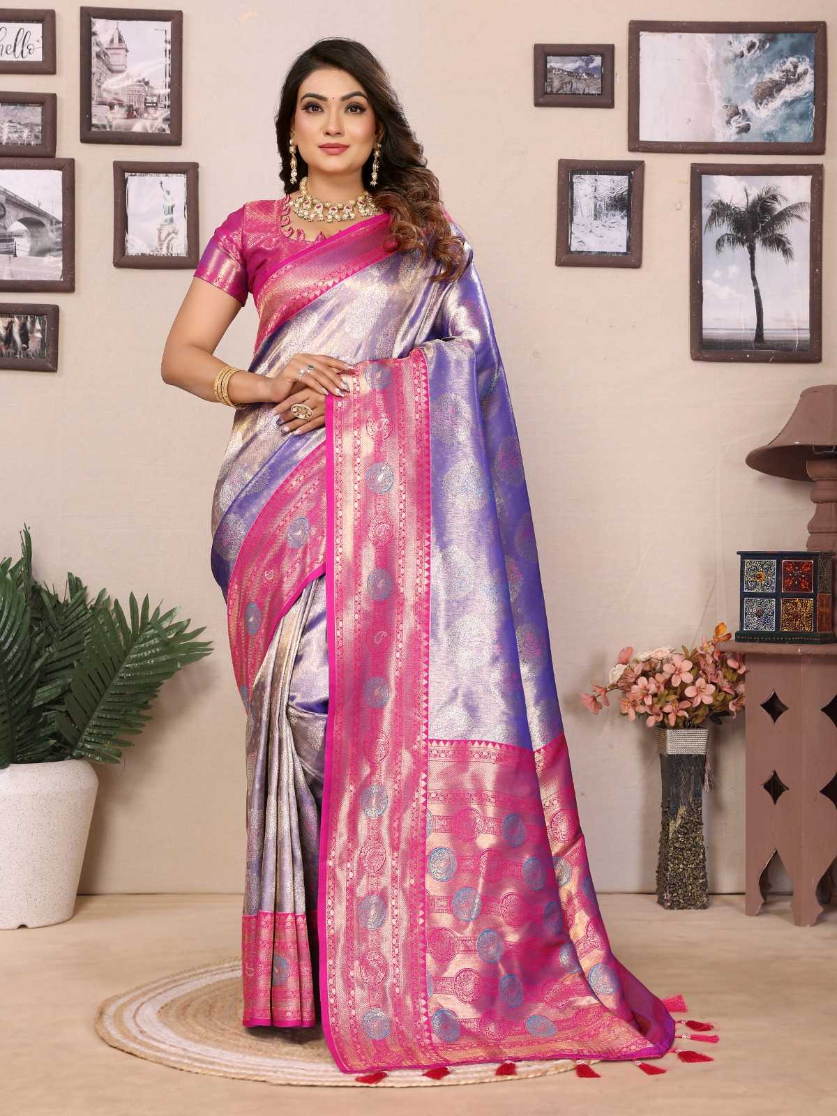 YNF Wholesale Tissue Silk Designer Sarees  | Surat Manufacturer