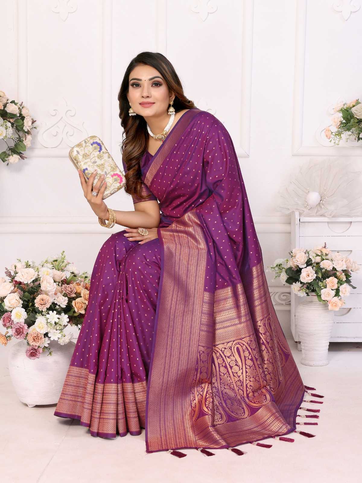 YNF Wholesale Soft Silk Butta Sarees KESH753 Sudarshna | Surat Manufacturer