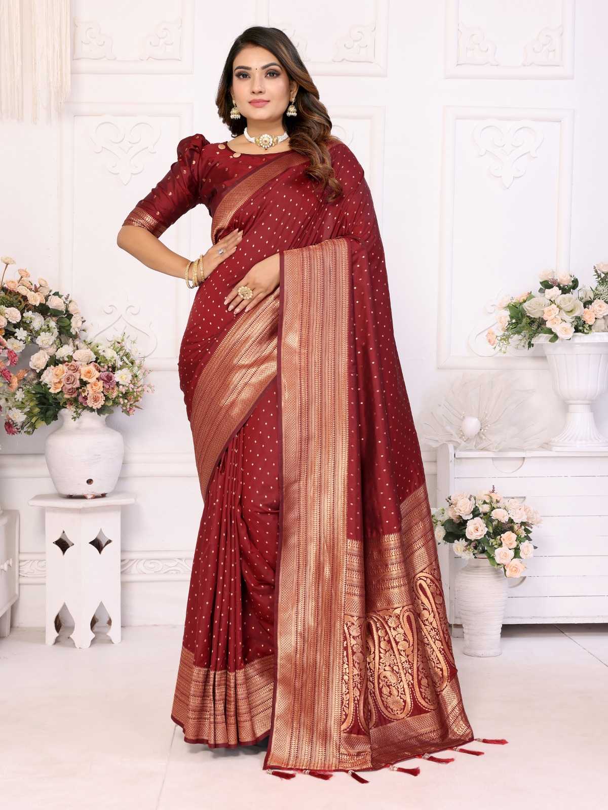 YNF Wholesale Soft Silk Butta Sarees KESH753 Sudarshna | Surat Manufacturer