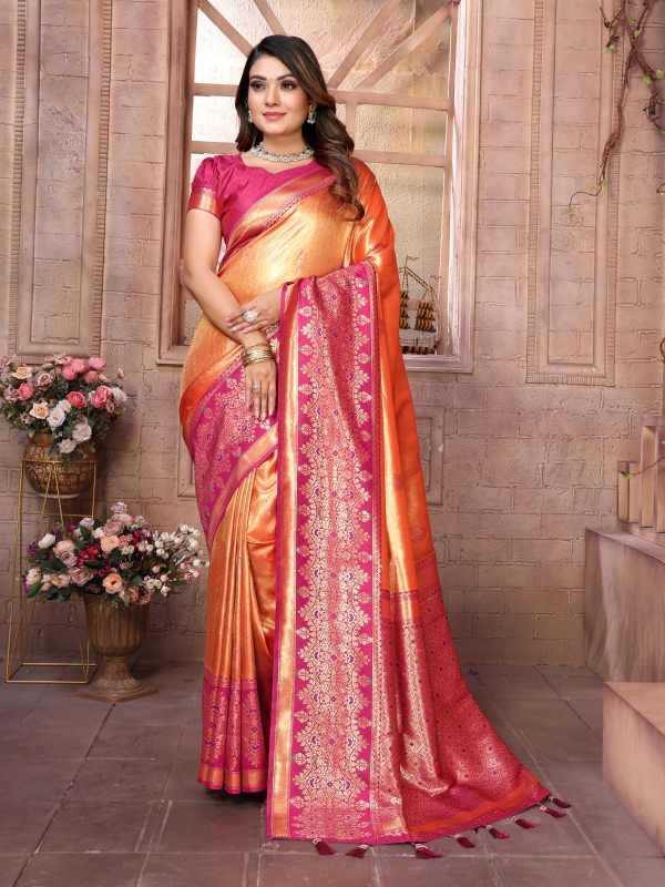 YNF Wholesale Tissue Silk Designer Sarees  | Surat Manufacturer