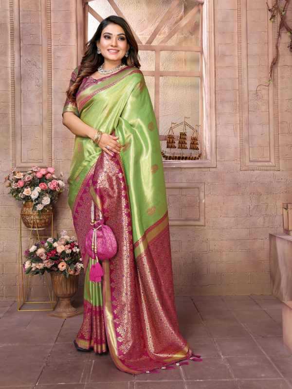 YNF Wholesale Tissue Silk Designer Sarees  | Surat Manufacturer