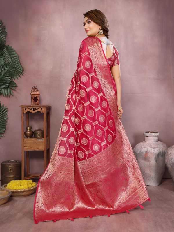 YNF Wholesale Organza Designer Sarees KESH753 ZARIYA | Surat Manufacturer