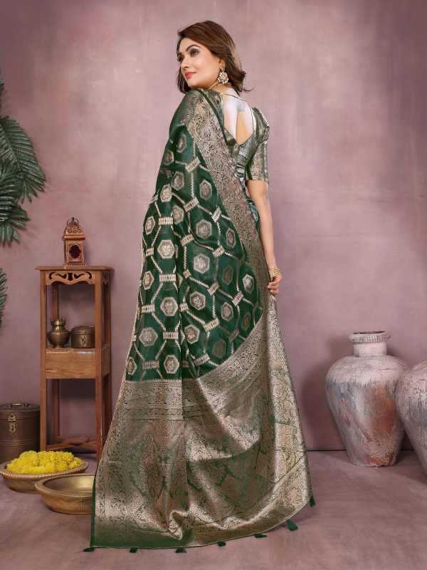 YNF Wholesale Organza Designer Sarees KESH753 ZARIYA | Surat Manufacturer