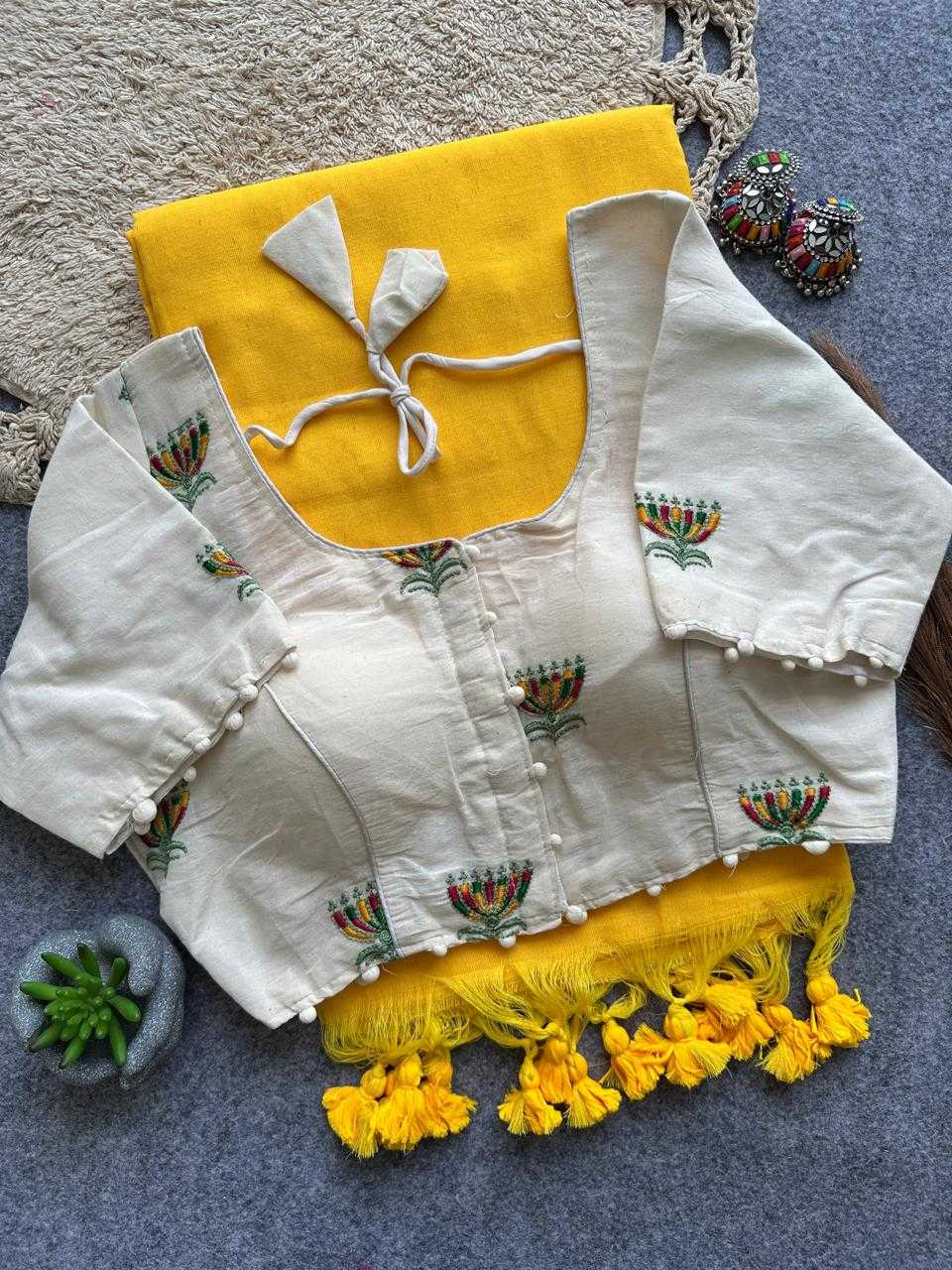 YNF Wholesale Khadi Cotton Designer Blouse | Surat Manufacturer