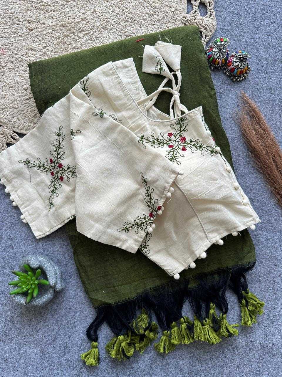 YNF Wholesale Khadi Cotton Designer Blouse | Surat Manufacturer