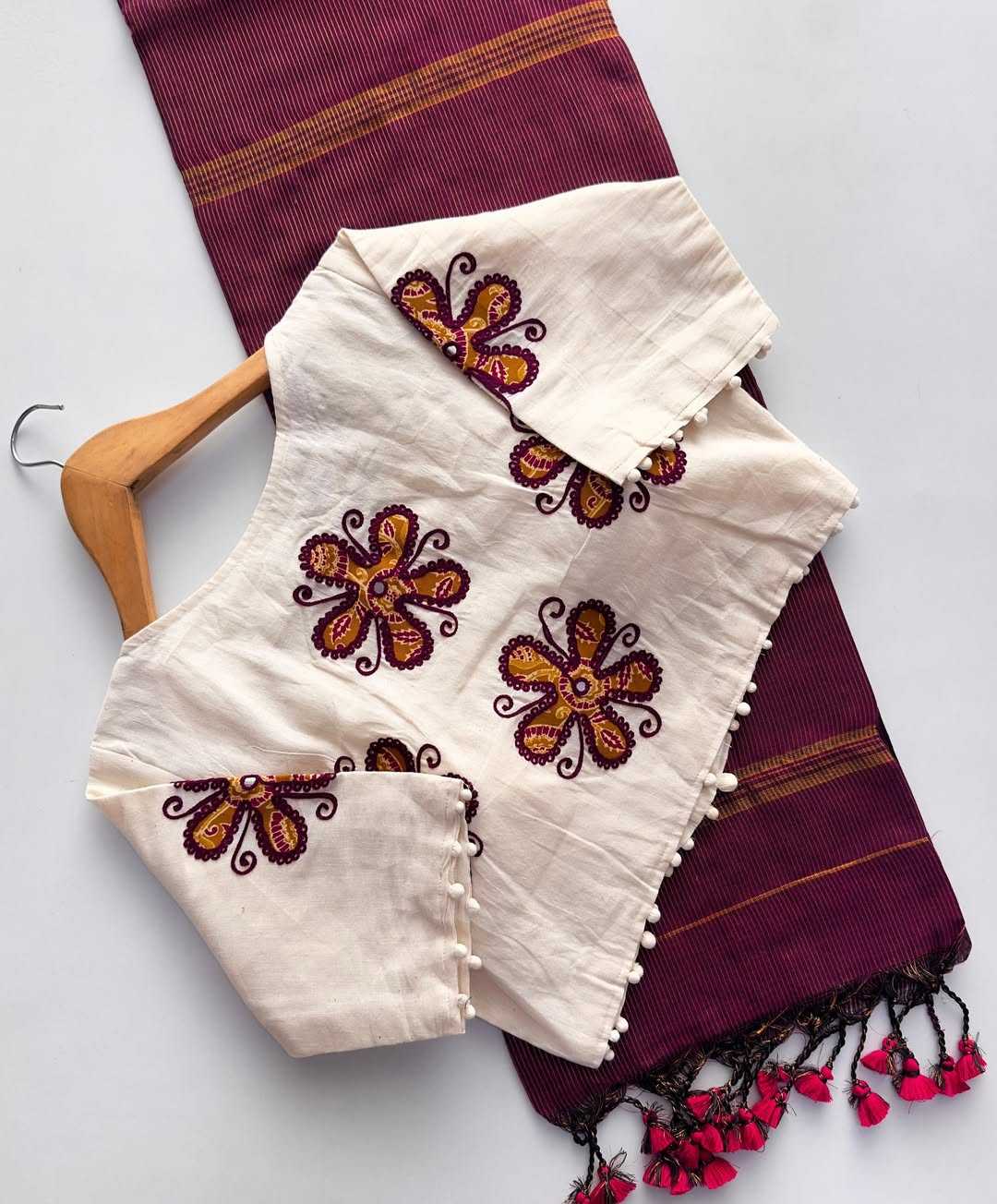 YNF Wholesale Khadi Cotton Designer Blouse | Surat Manufacturer 1