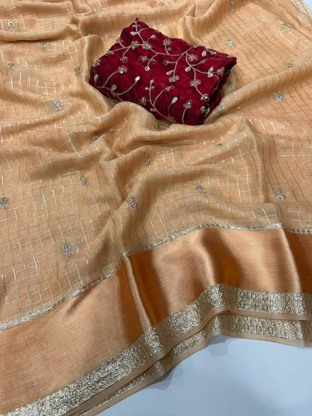YNF Wholesale Premium Georgette Designer Sarees | Surat Manufacturer