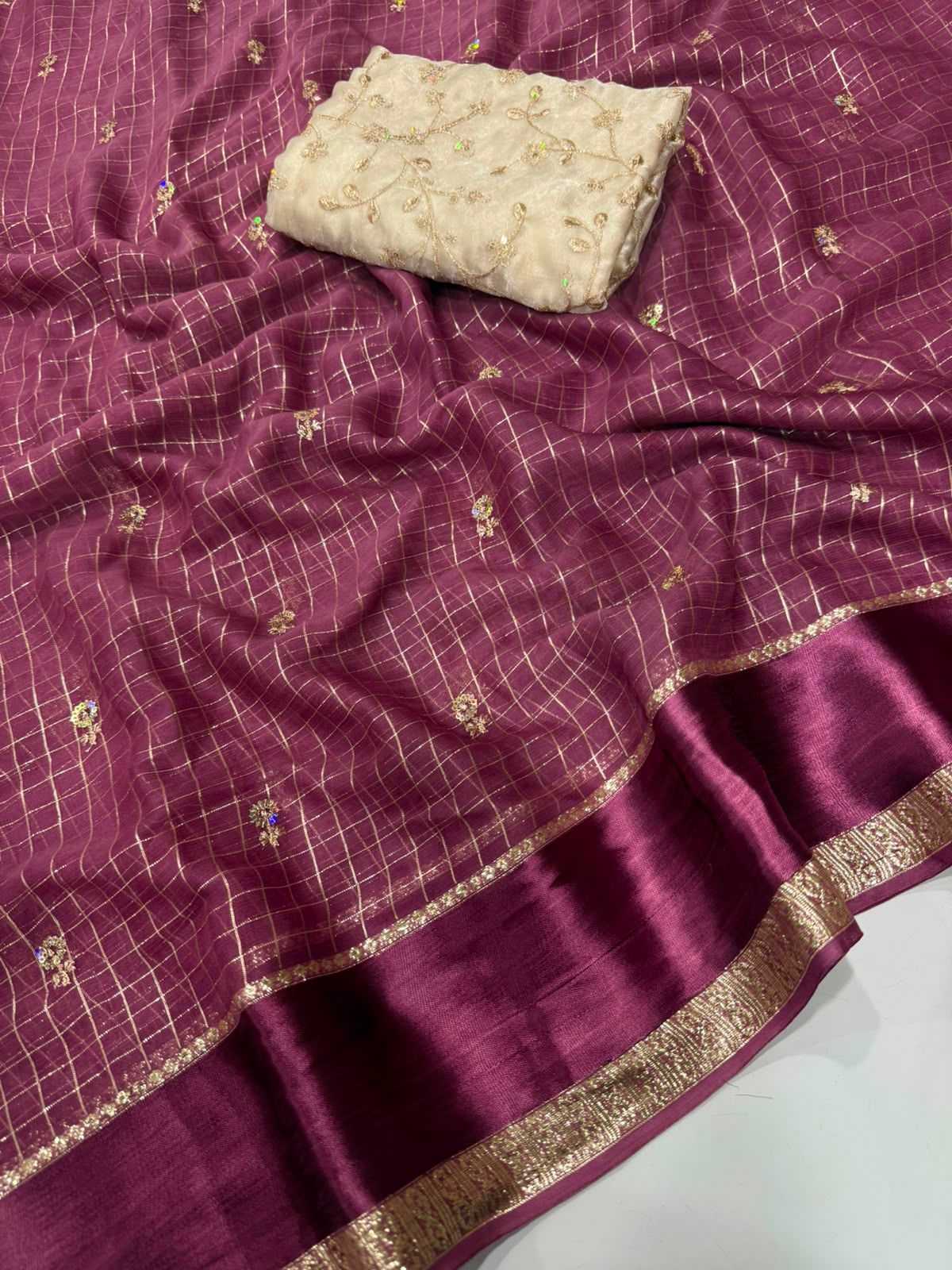 YNF Wholesale Premium Georgette Designer Sarees | Surat Manufacturer