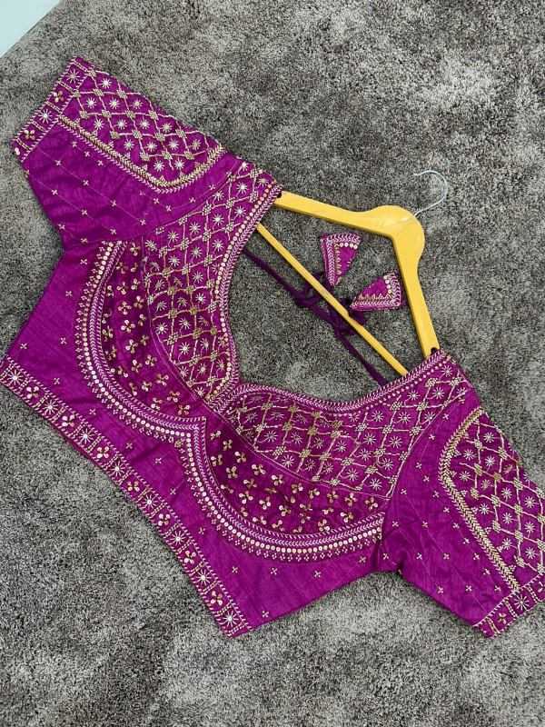 YNF Wholesale Pure Silk Blouse  | Surat Manufacturer