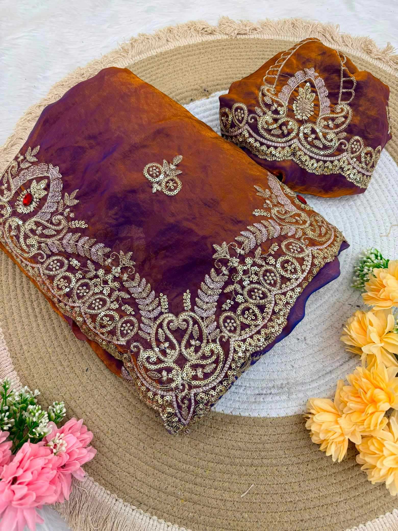 YNF Wholesale Satin Silk Gajji Modal Sarees RIN164 Dhrishti | Surat Manufacturer